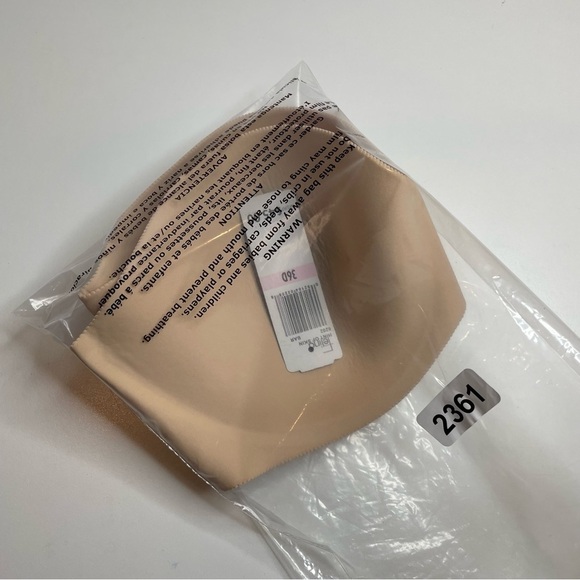 Felina Hint of Skin Strapless Bra 6202 Contour Demi 36D New with Flaw - Picture 7 of 7